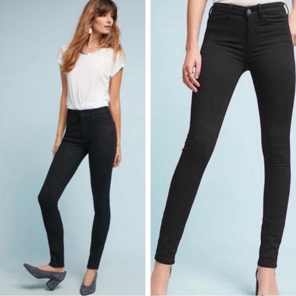 Pilcro high-rise skinny black jeans